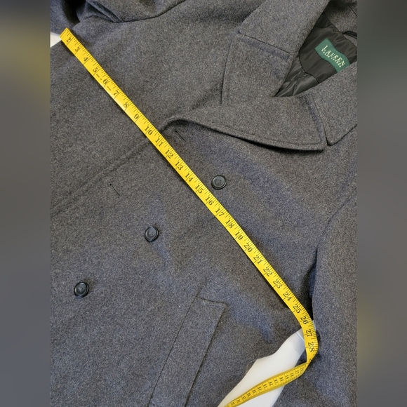 Men's Lauren Ralph Lauren Wool Blend Peacoat - Picture 5 of 6